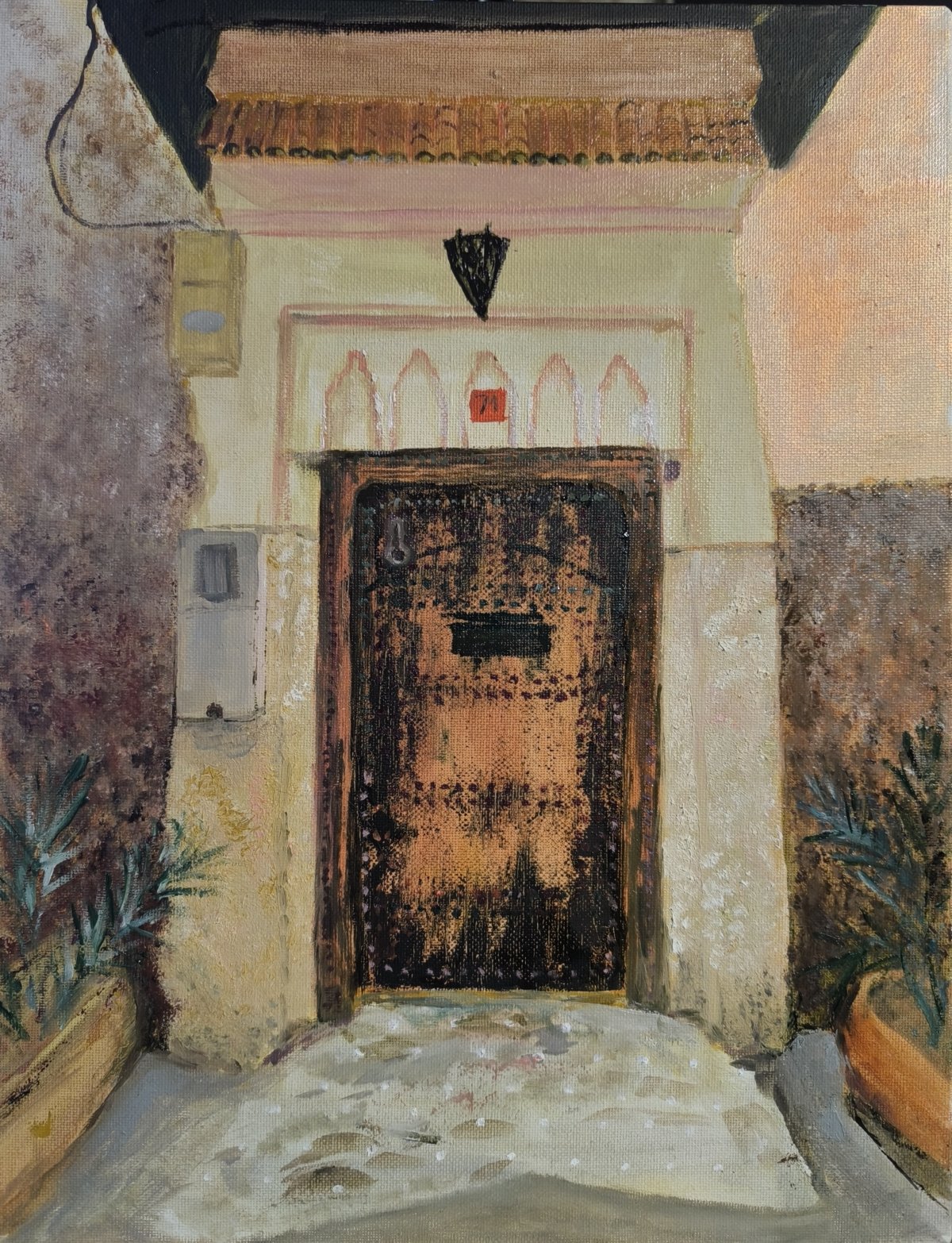 Une porte marocaine